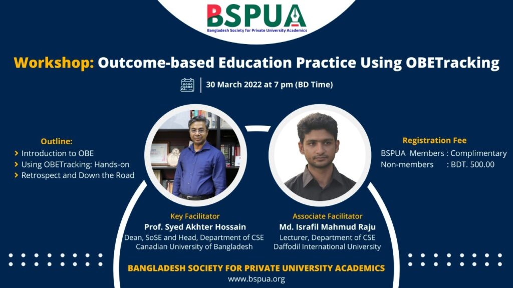 Workshop on Outcome-based Education Practice Using OBE-Tracking